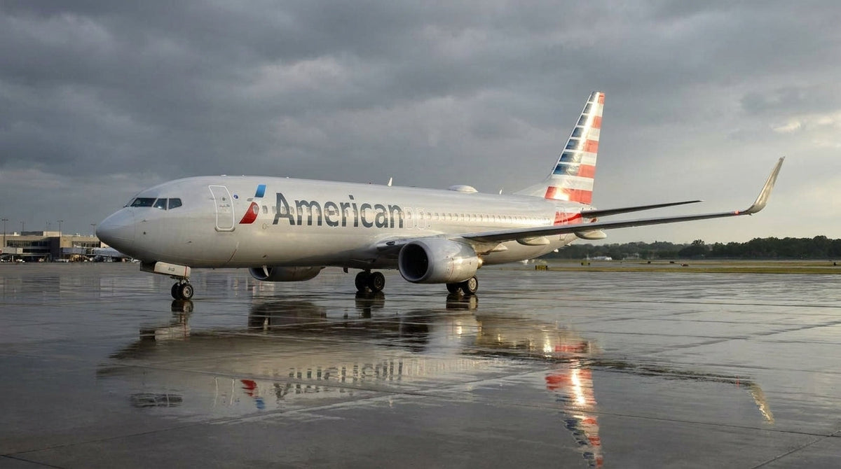 American 737 Bursts A Tire At Chicago O'Hare