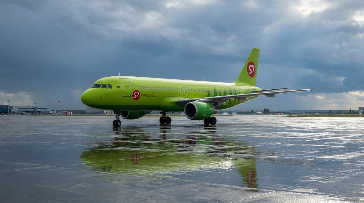 S7 A320 Landed On Closed Runway At Makhachkala