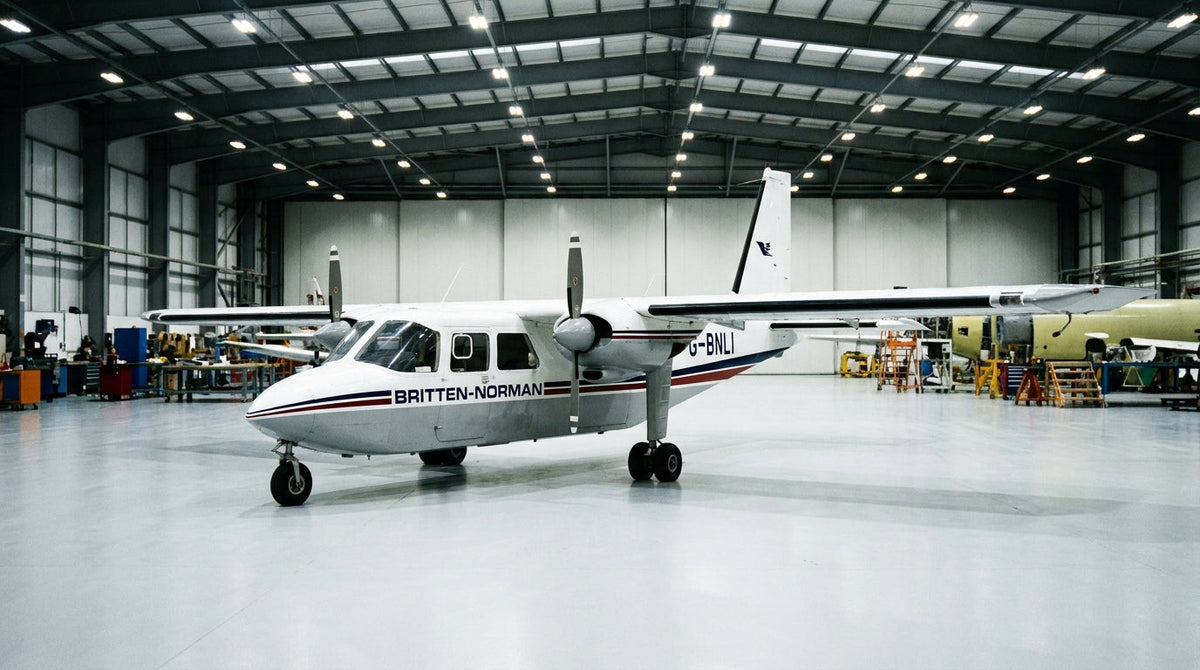Britten-Norman Tests First UK-Built Islander 2026