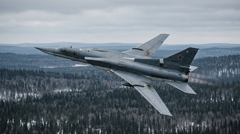 Russian Tupolev Tu-22M3 Strategic Bomber Crashes During A Training Flight In Siberia's Irkutsk Region, All Four Crew Eject With Non-Life-Threatening Injuries