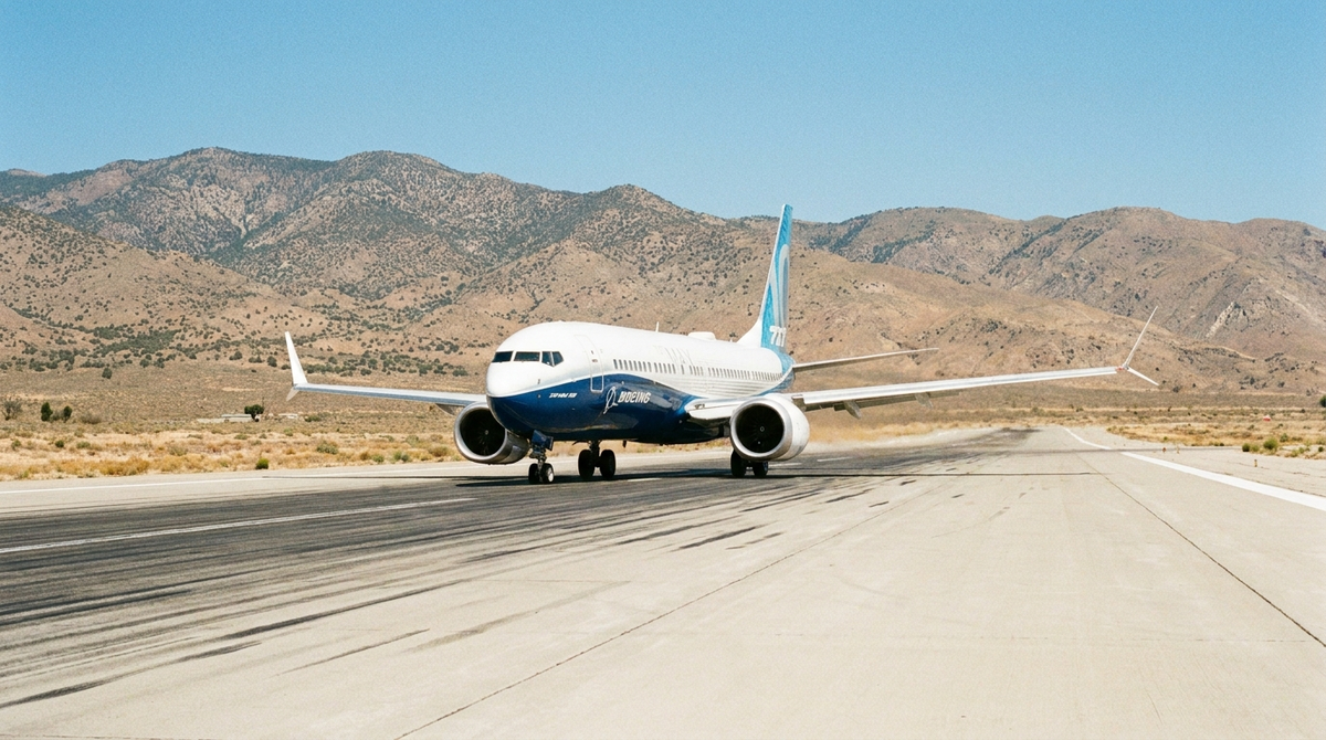 Boeing 737 MAX 10 Proves It Can Stop From 207 MPH Using Only Worn-Down Brakes In One Of Aviation's Toughest Certification Tests At Edwards Air Force Base