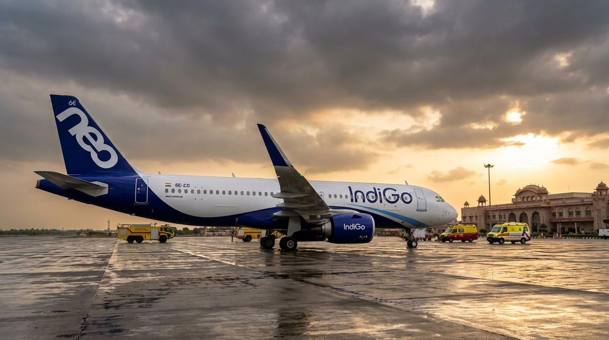INDIGO FLIGHT 6E6274 DIVERTS TO JAIPUR AS SEVERE WEATHER SHUTS DOWN DELHI AIRPORT — 500+ FLIGHTS DELAYED AND 15 DIVERTED IN 100 KM/H WINDS AND HAILSTORM