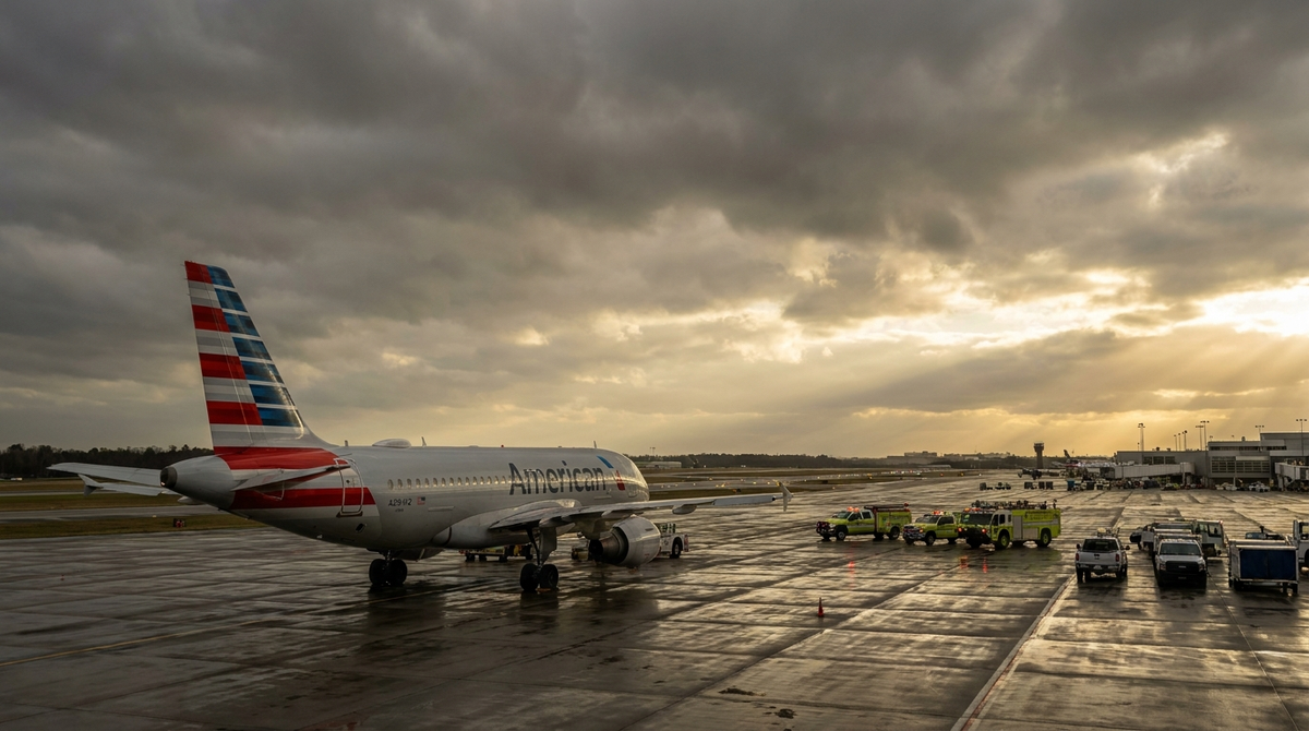 American Airlines Airbus A319 N763US at Charlotte Douglas