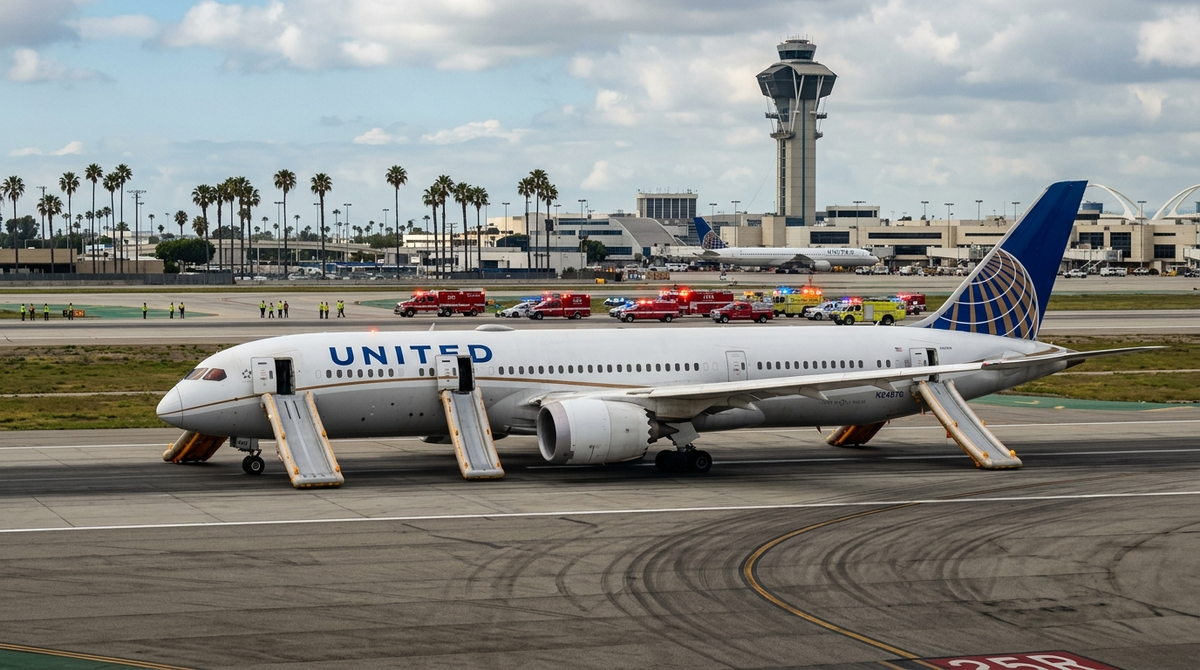 United Airlines Boeing 787-9 Dreamliner at LAX