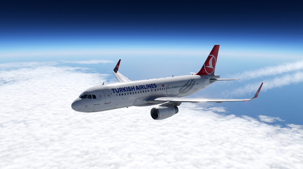Turkish Airlines Airbus A320 on the apron