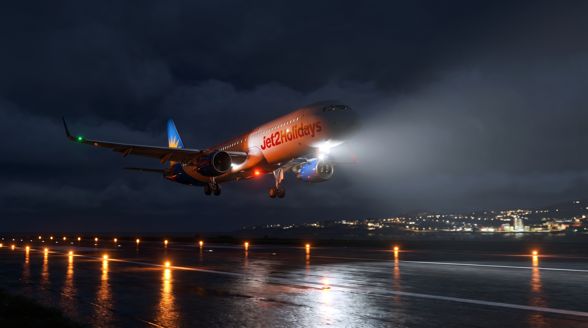 Jet2 Airbus A321neo on approach