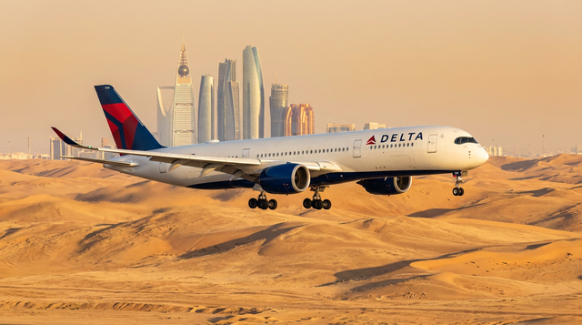 Delta Sets October 23 for First-Ever US Nonstop to Saudi Arabia on A350-900 With 275 Seats