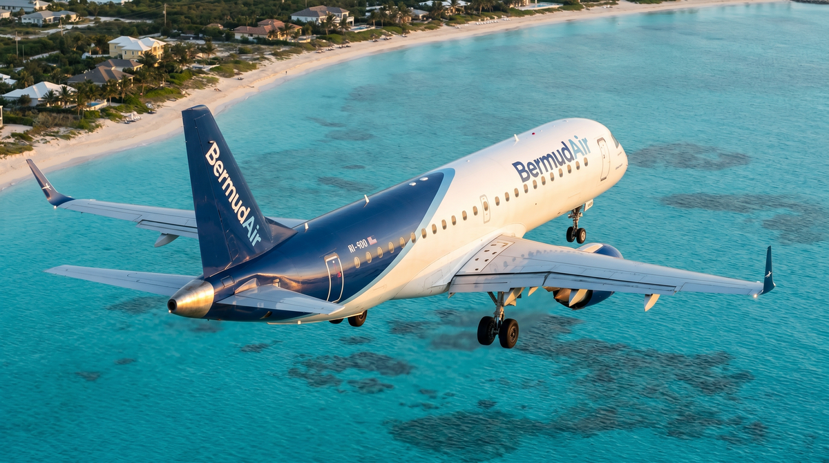 BermudAir Adds 11 New US Nonstop Routes To Turks & Caicos And Belize With 96-Seat Embraer E190s