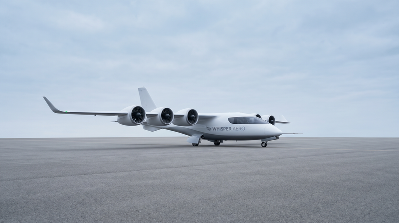 Whisper Aero Unveils JetFoil: Embedded Electric Fans Promise 50-Foot Takeoffs With Less Than Half The Thrust Of VTOL Designs