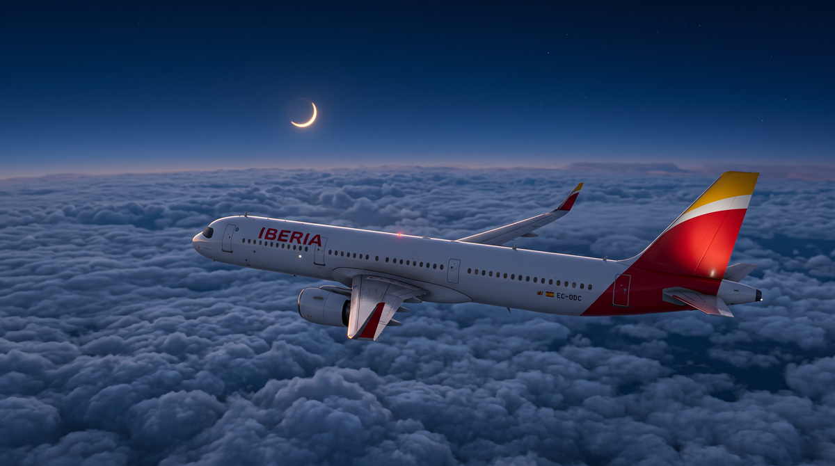 Iberia Flies A321XLR With Starlink For Solar Eclipse