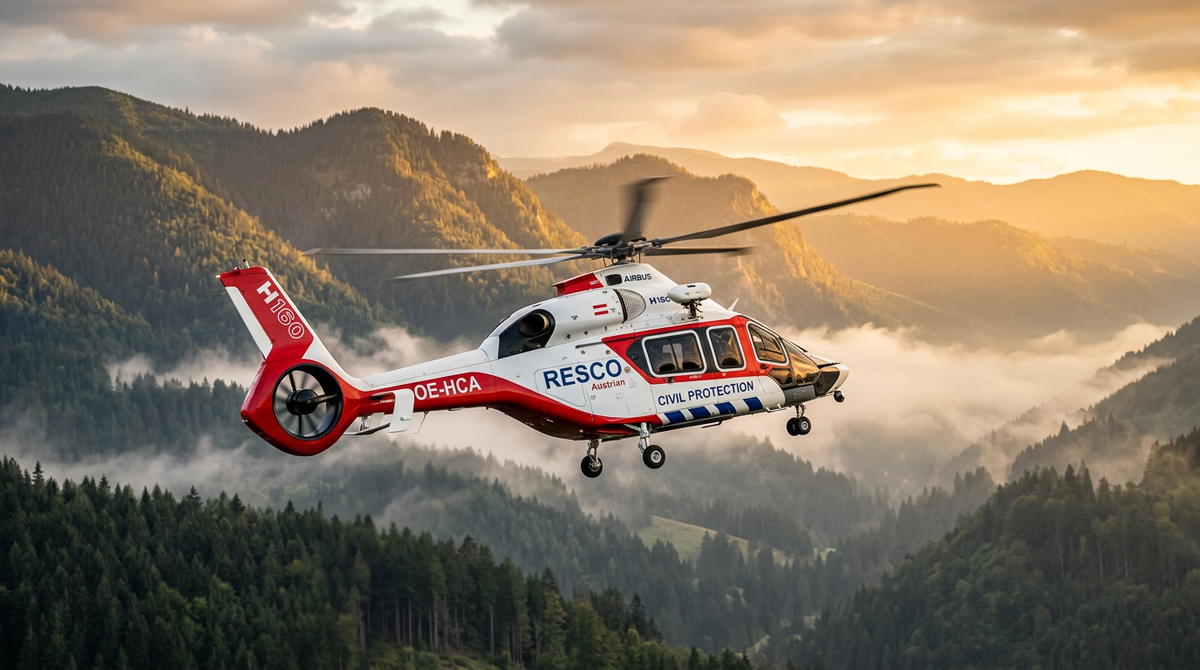 ROMANIA ORDERS 12 AIRBUS HELICOPTERS — SEVEN H160s AND FIVE H145s — FOR ITS INTERIOR MINISTRY EMERGENCY FLEET UNDER THE EU SAFE PROGRAM