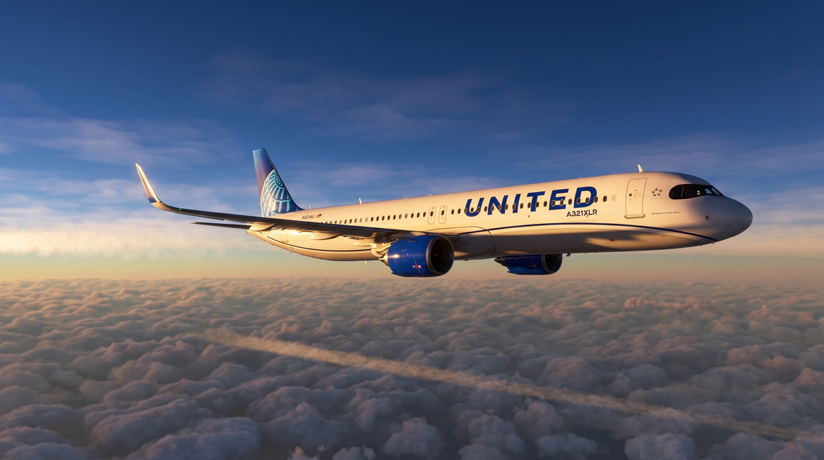 United Airlines Receives Its 1st Airbus A321XLR: 150-Seat Jet With 20 Polaris Suites Lands In Tampa