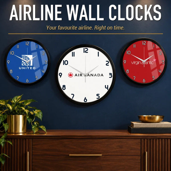 Airline Wall Clocks