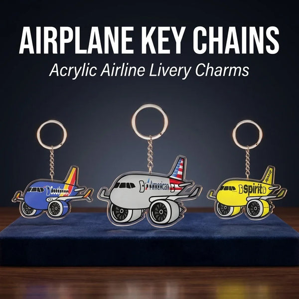 Airplane Shape Key Chains