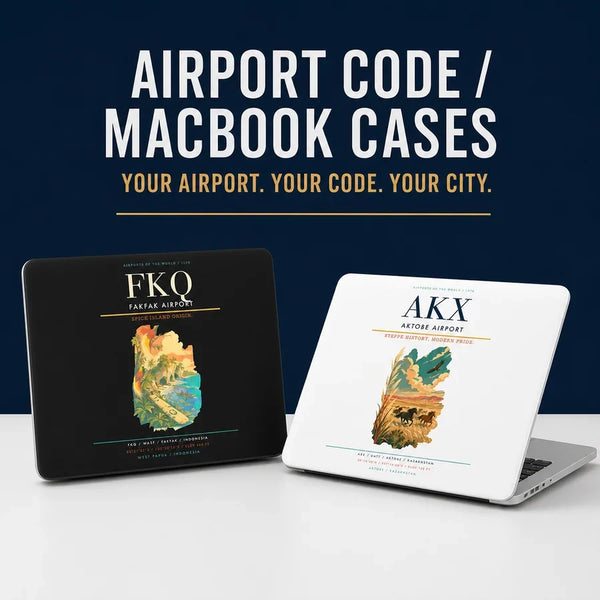 Airport Code MacBook Cases