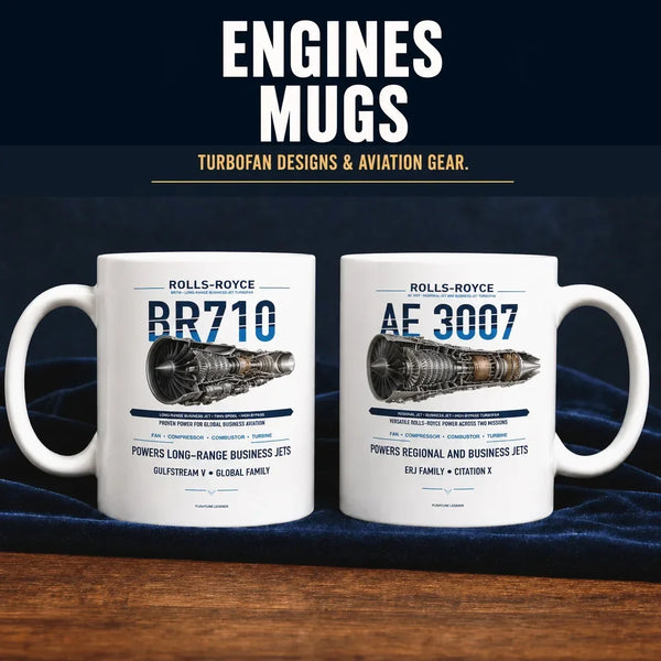 Engine Enthusiasts Ceramic Mugs