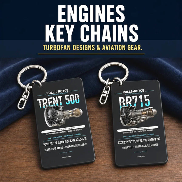 Engine Enthusiasts Designed Key Chains