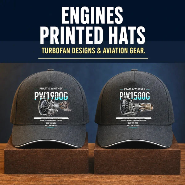 Engine Enthusiasts Printed Hats