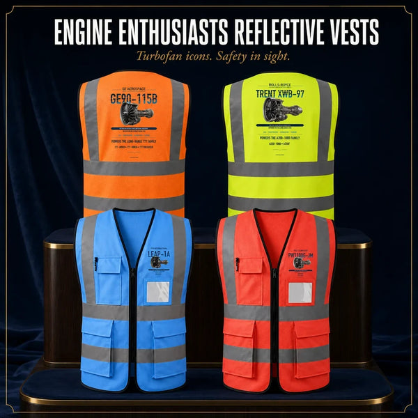 Engine Enthusiasts Reflective Vests