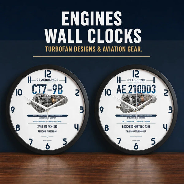 Engine Enthusiasts Wall Clocks