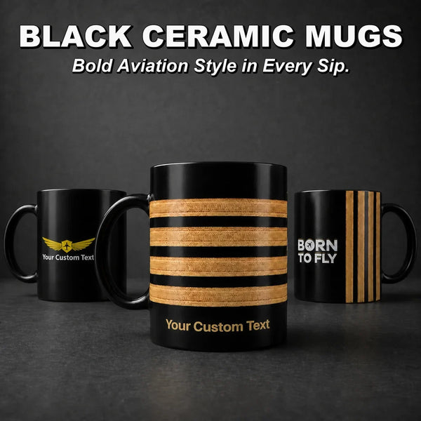 Fully Black Mugs