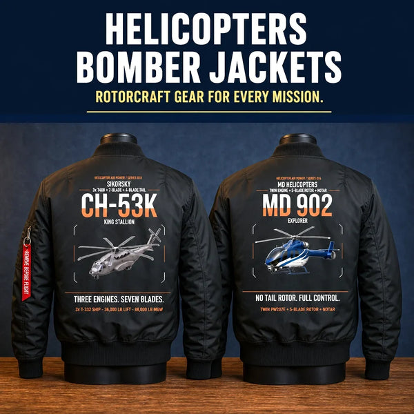 Helicopter Bomber Jackets