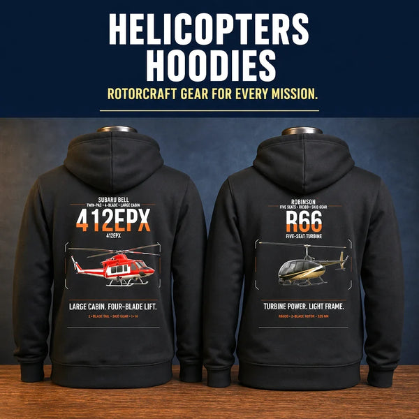 Helicopter Hoodies