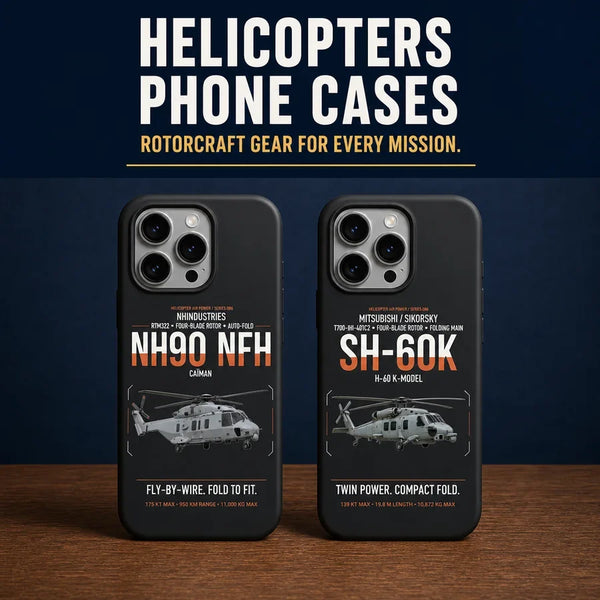 Helicopter Phone Cases