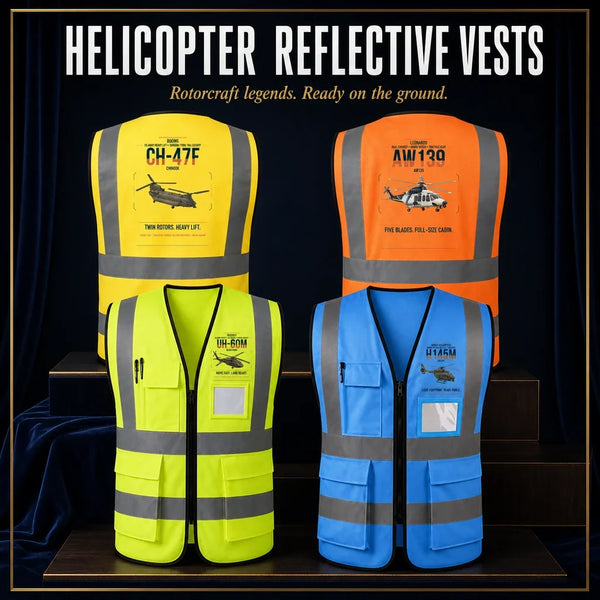 Helicopter Reflective Vests