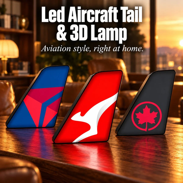Led Aircraft Tail & 3D Lamp