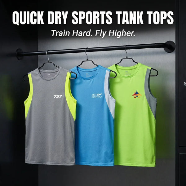 Men Sleeveless T-Shirt Quick Dry Vests