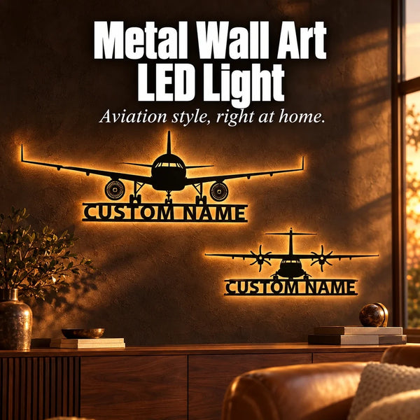 Metal Wall Art LED Light