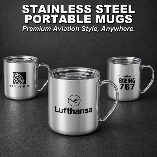 Stainless Steel Portable Mugs