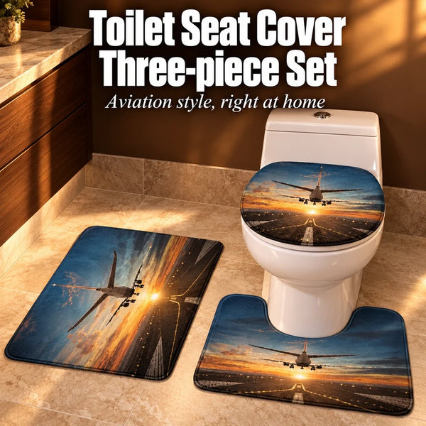 Toilet Seat Cover Three-piece Set