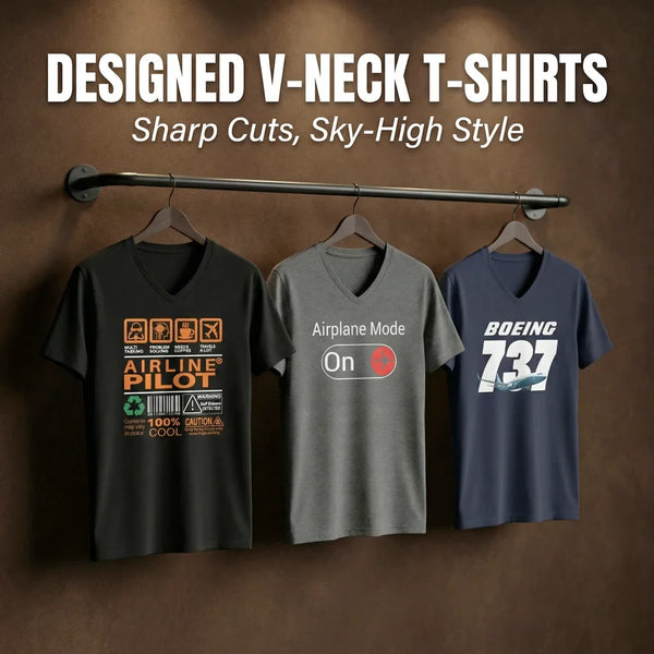 V-Neck T-Shirts (Men+Women)