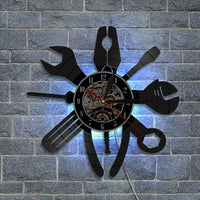 Thumbnail for Pliers Wrench Mechanical Repair Vinyl Record Designed Wall Clocks