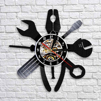 Thumbnail for Pliers Wrench Mechanical Repair Vinyl Record Designed Wall Clocks