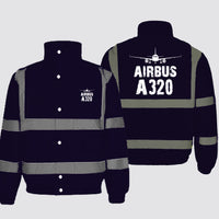 Thumbnail for Airbus A320 & Plane Designed Reflective Winter Jackets