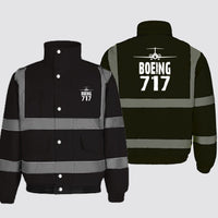 Thumbnail for Boeing 717 & Plane Designed Reflective Winter Jackets