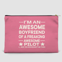 Thumbnail for I am an Awesome Boyfriend Designed Zipper Pouch