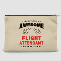 Thumbnail for Flight Attendant Designed Zipper Pouch