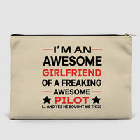 Thumbnail for I am an Awesome Girlfriend Designed Zipper Pouch