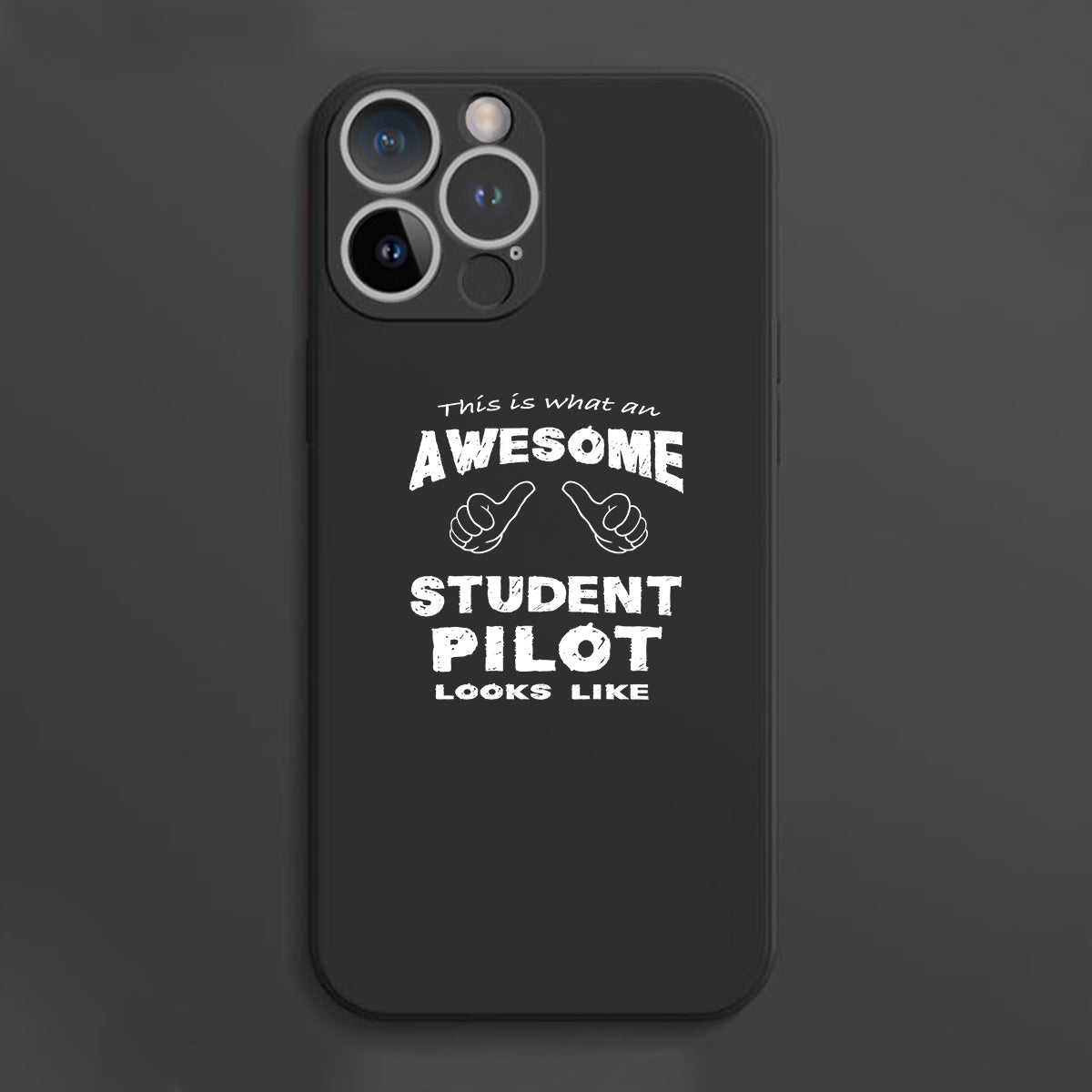 Student Pilot Designed Soft Silicone iPhone Cases