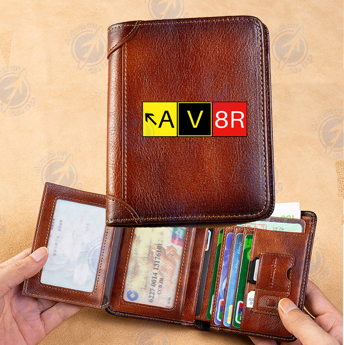 AV8R Designed Leather Wallets