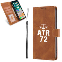 Thumbnail for ATR-72 & Plane Designed Leather Samsung S & Note Cases