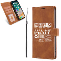Thumbnail for Airline Pilot Label Designed Leather iPhone Cases