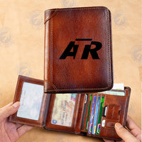 Thumbnail for ATR & Text Designed Leather Wallets