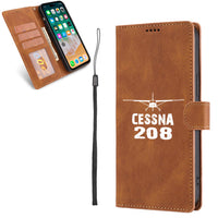 Thumbnail for Cessna 208 & Plane Designed Leather Samsung S & Note Cases
