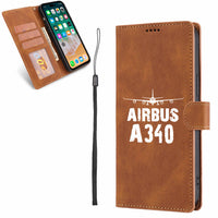 Thumbnail for Airbus A340 & Plane Designed Leather Samsung S & Note Cases