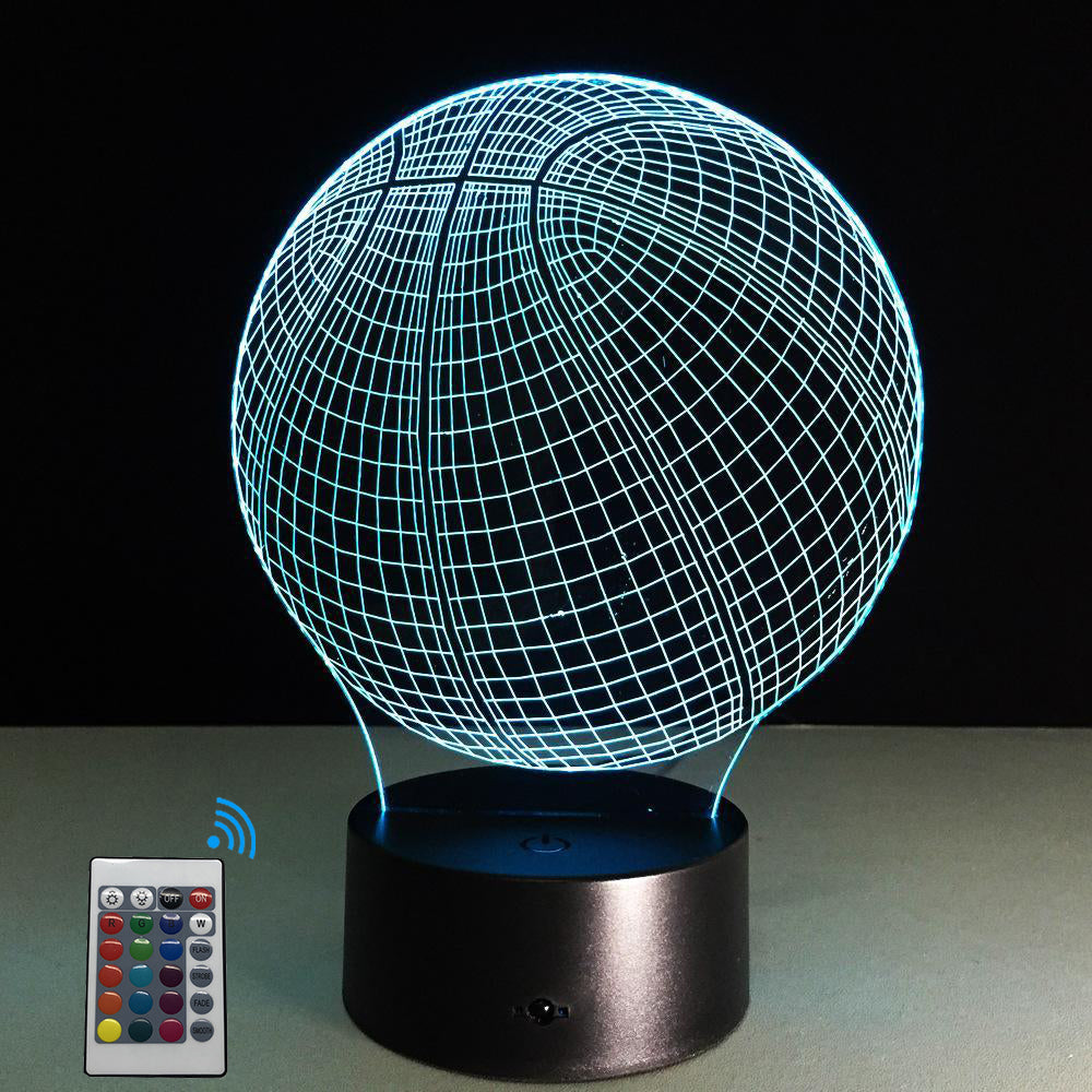 3D Basketball Designed Night Lamp
